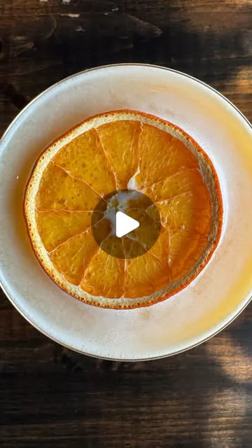 Dried orange slice on a brunch cocktail at J’s on the Bay
